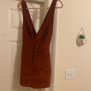 Free People Old School Love Rust Orange Corduroy